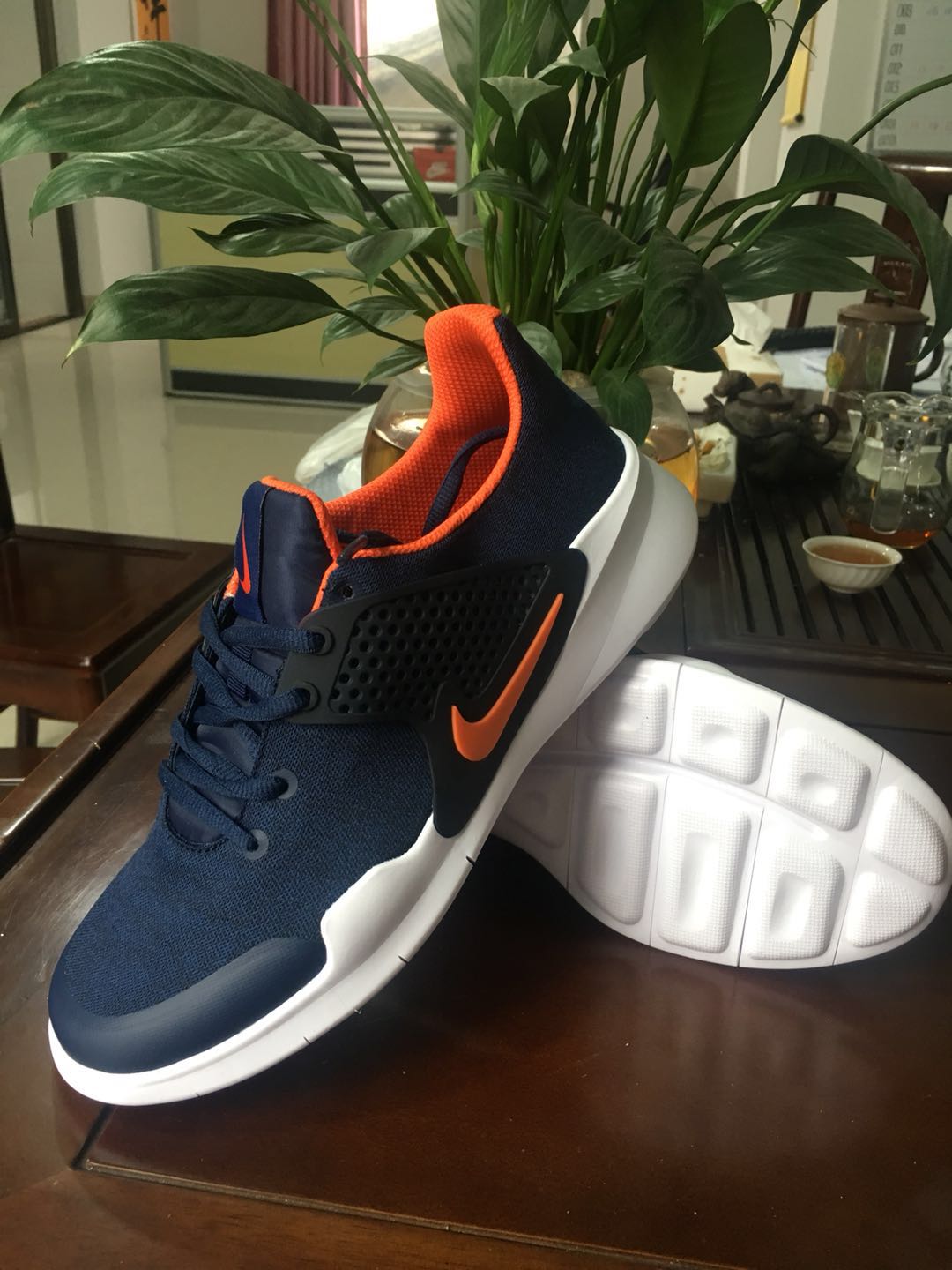 New Nike Air Presto IV Mesh Navy Blue White Red